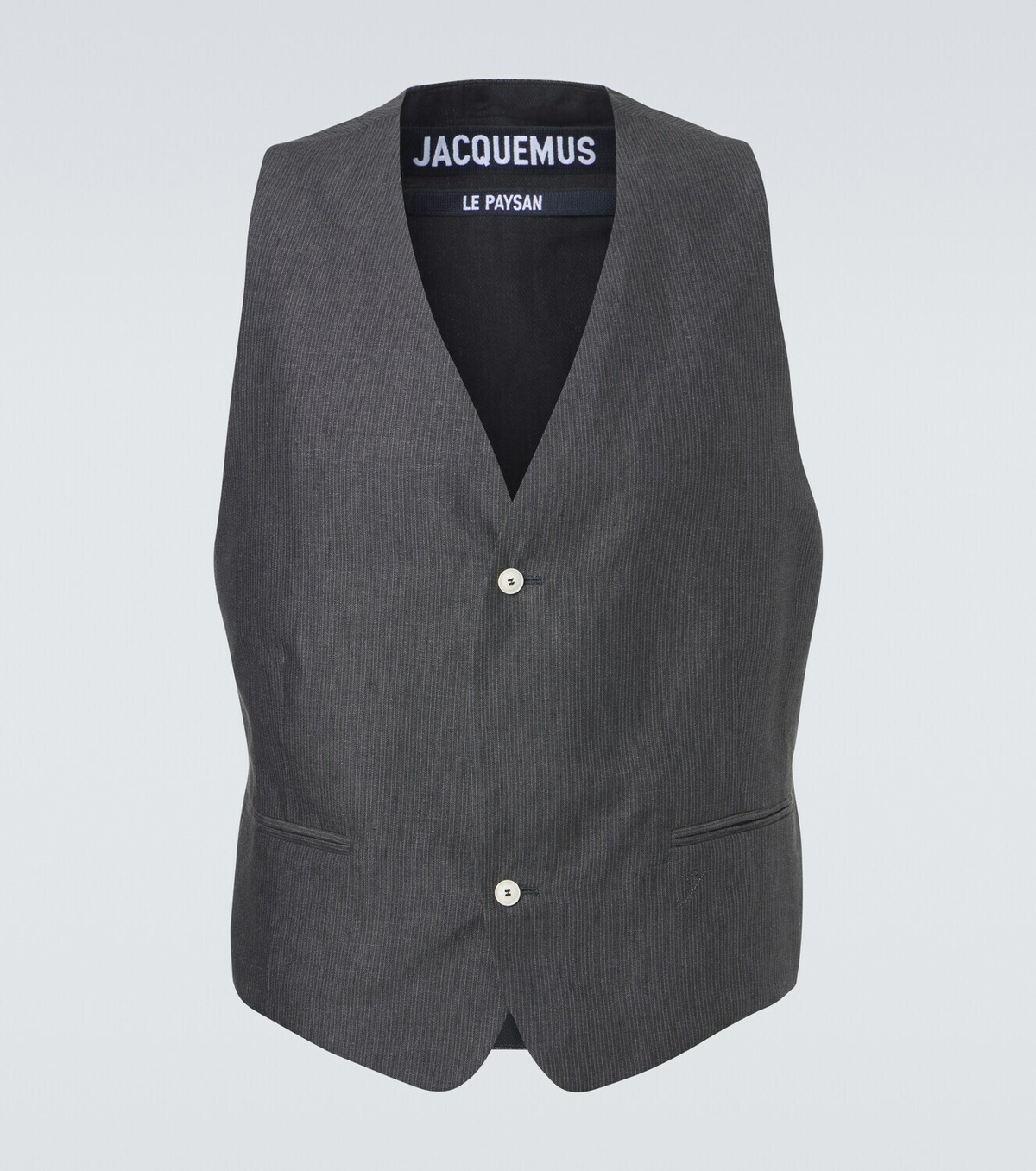 Jacquemus Paysan striped linen vest