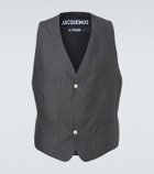 Jacquemus Paysan striped linen vest