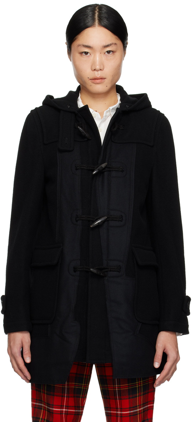 Black Comme des Garçons Black Felted Coat