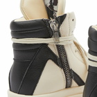 Rick Owens Men's BabyGeo Geobasket Sneakers in Milk/Black