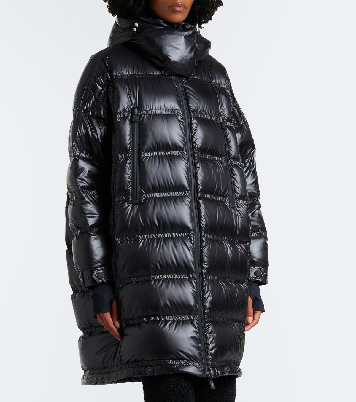 Moncler Grenoble Rochelairs hooded down coat