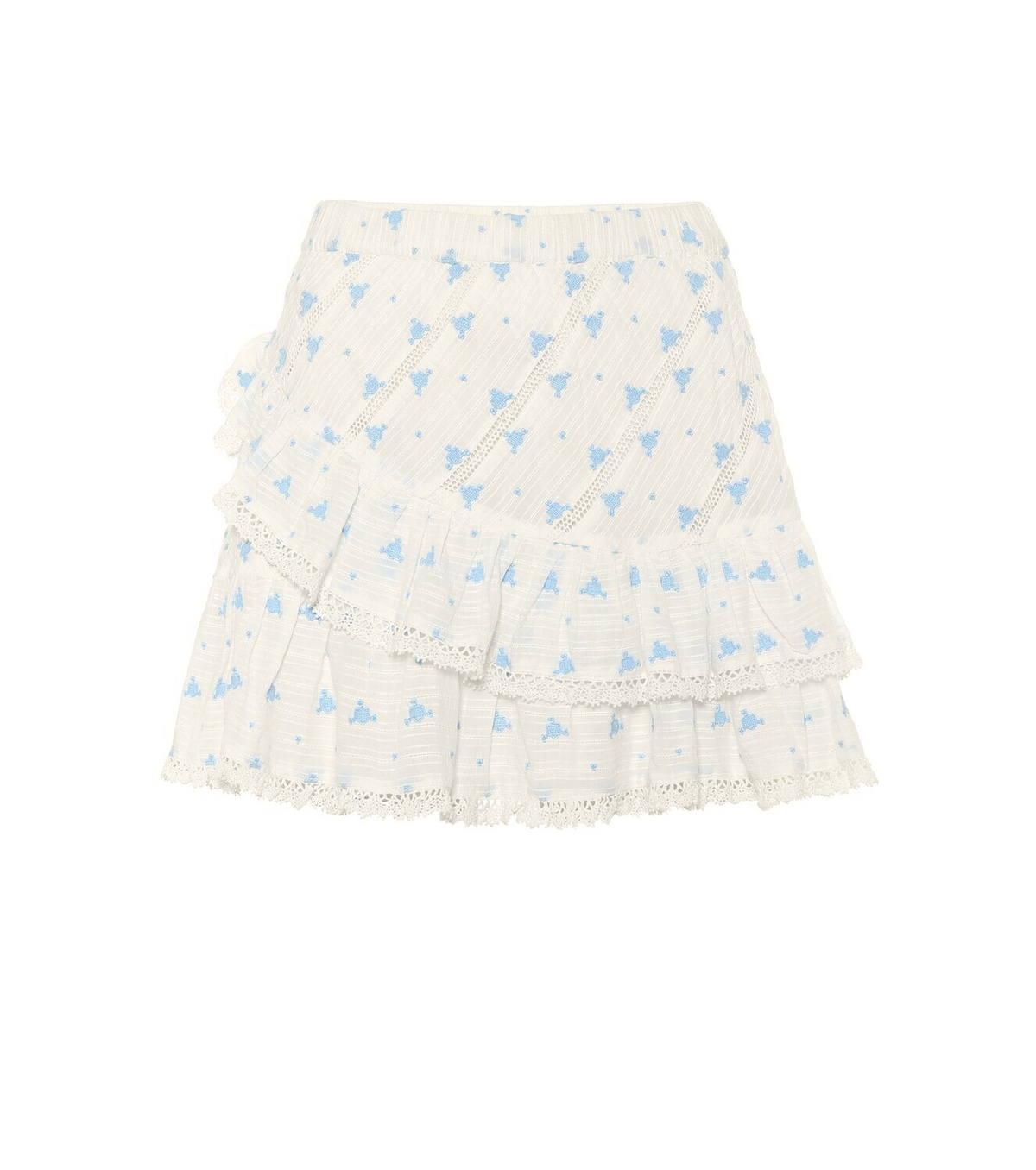 LoveShackFancy Emma floral cotton miniskirt LoveShackFancy