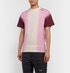 AMBUSH® - Logo-Embroidered Patchwork Tie-Dyed Cotton-Jersey T-Shirt - Pink