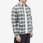 Billionaire Boys Club Men's Print Check Shirt in Grey Check