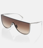 Alaïa Lettering Logo flat-top sunglasses
