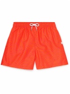 Derek Rose - Straight-Leg Mid-Length Printed Swim Shorts - Red