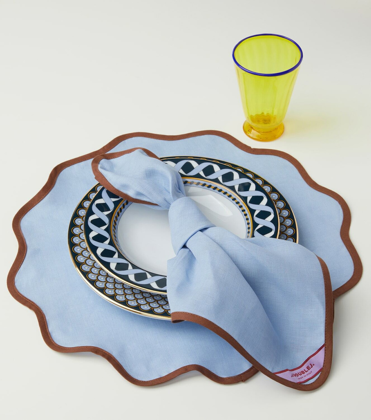 La DoubleJ Rainbow Sky Large set of 2 napkins