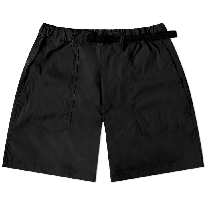 Photo: Nanga Men's Takibi Ripstop Field Shorts in Black
