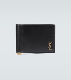 Saint Laurent - Portadoll leather money clip wallet