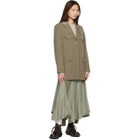 OUR LEGACY Taupe Petti Midi Skirt