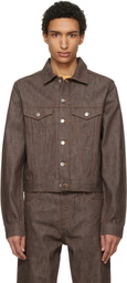 A.P.C. Brown Lenny Denim Jacket