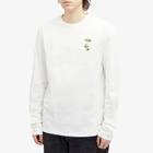 Jil Sander+ Men's Jil Sander Plus Long Sleeve Mushroom T-Shirt in Porcelain