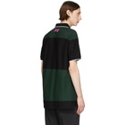 Burberry SSENSE Exclusive Black and Green Copland Polo