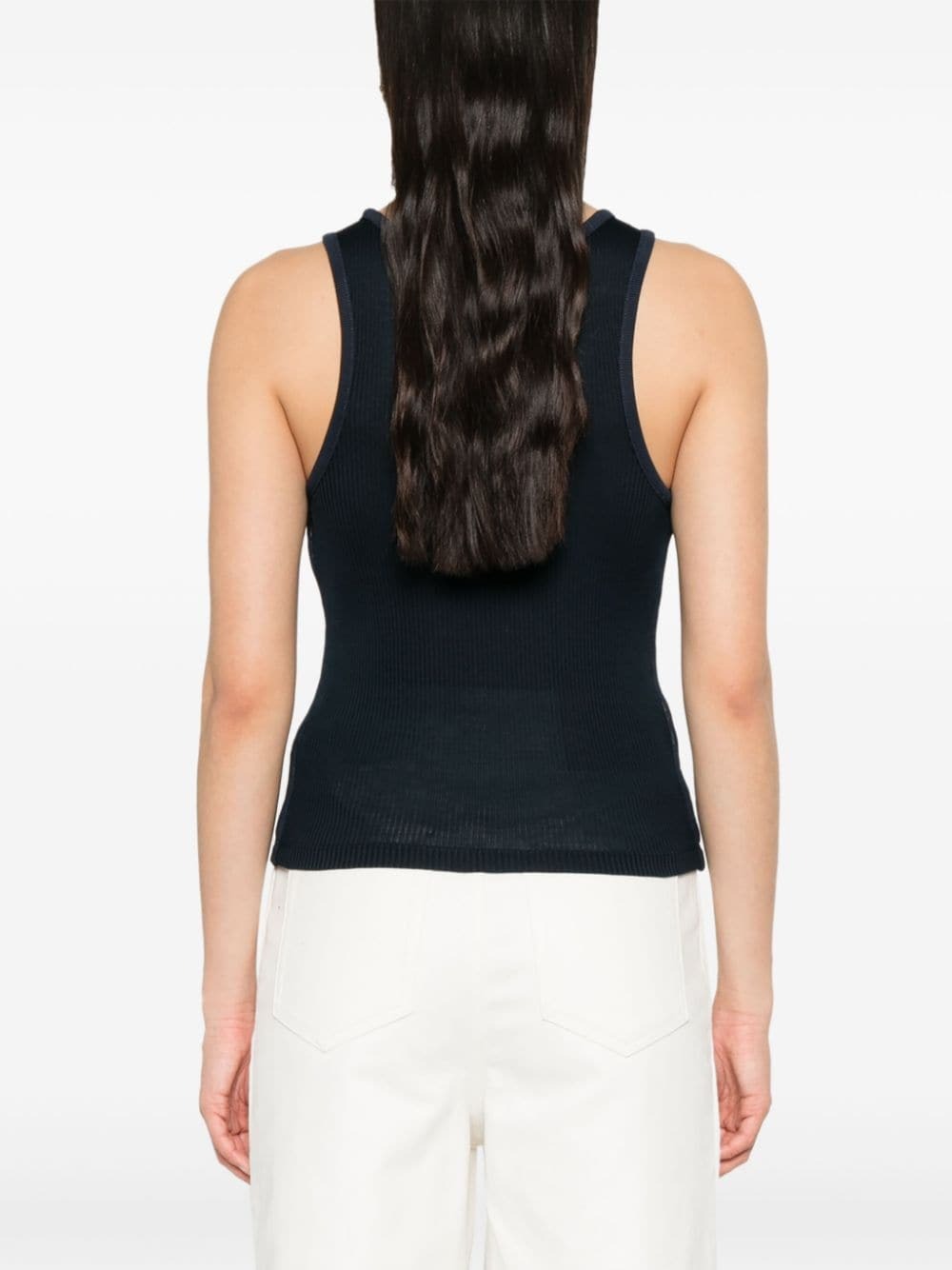 LOEWE - Logo Ribbed Tank Top Loewe