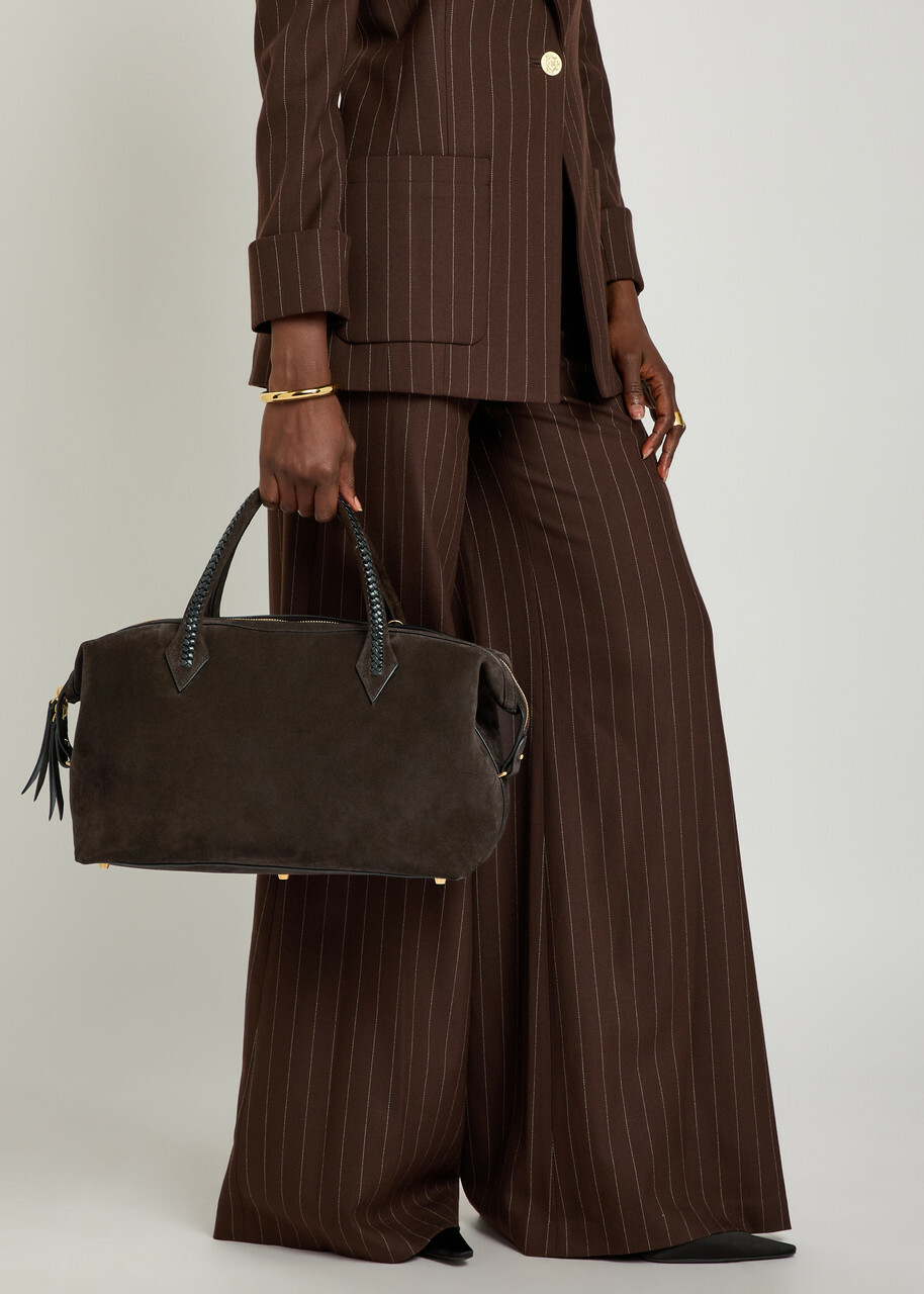 Metier Vérité City Suede Tote bag - Chocolate - One Size