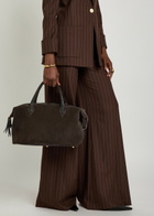 Metier Vérité City Suede Tote bag - Chocolate - One Size