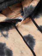 THE REAL MCCOY'S - Tie-Dyed Cotton-Jersey Hoodie - Black