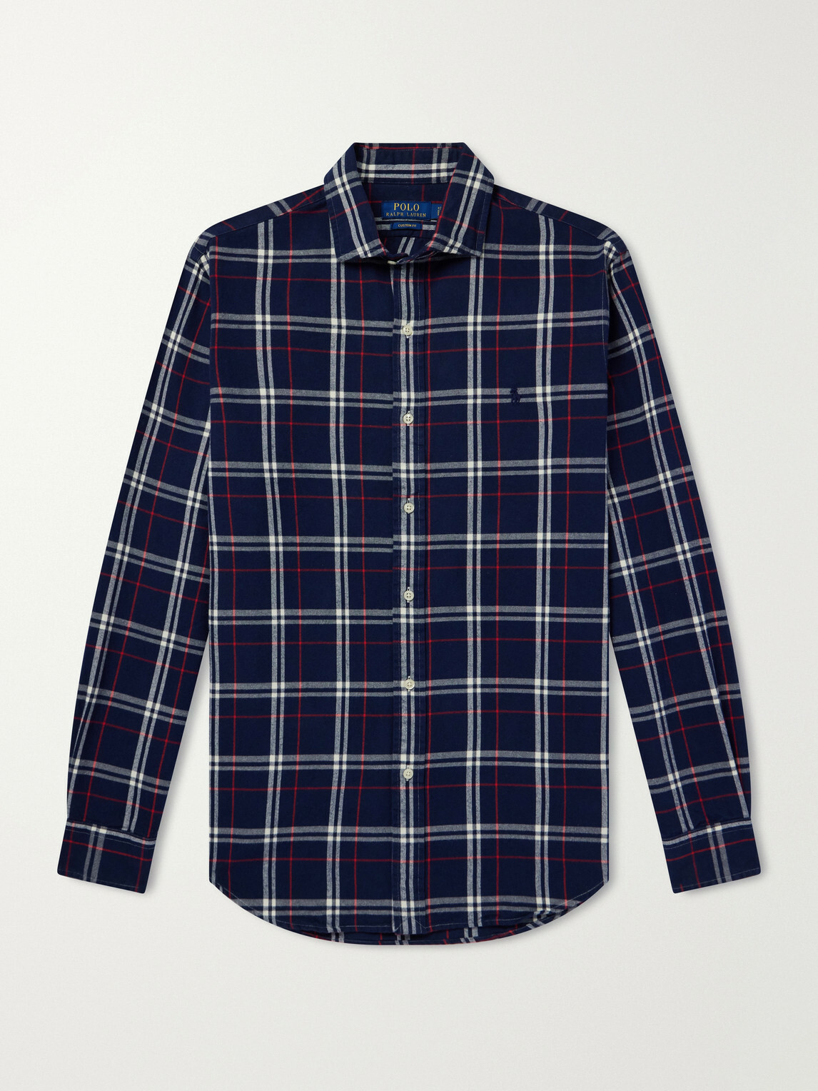 Polo Ralph Lauren - Checked Cotton-Flannel Shirt - Blue