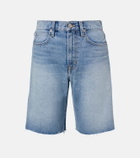 Slvrlake Bermuda Cut Off frayed denim shorts