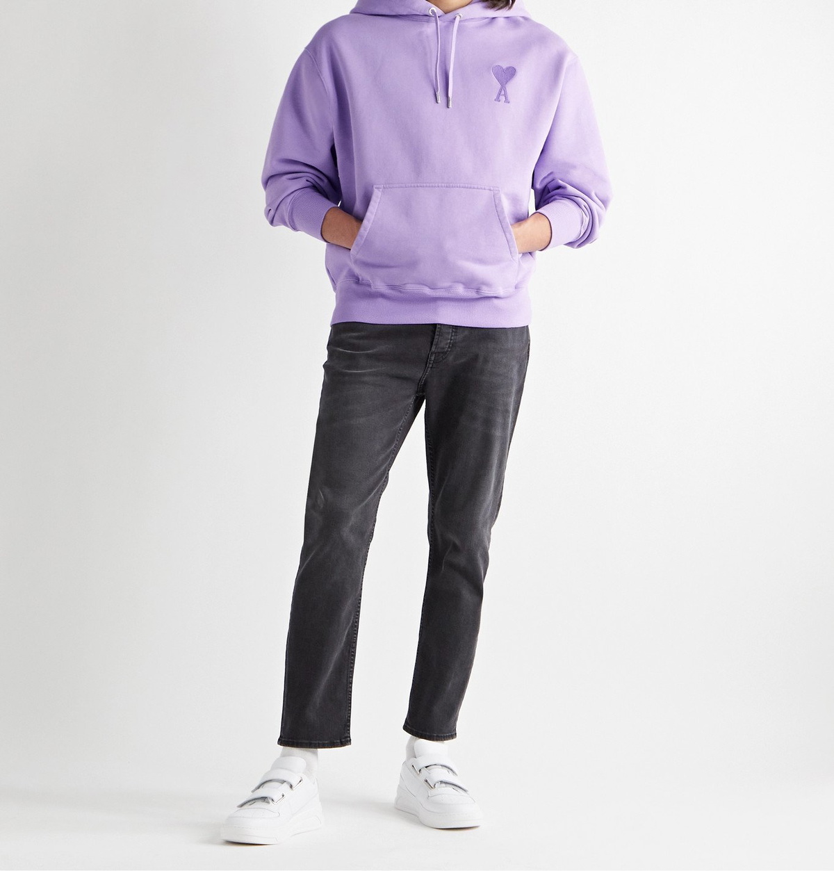 Hollister embroidered best sale hoodie purple