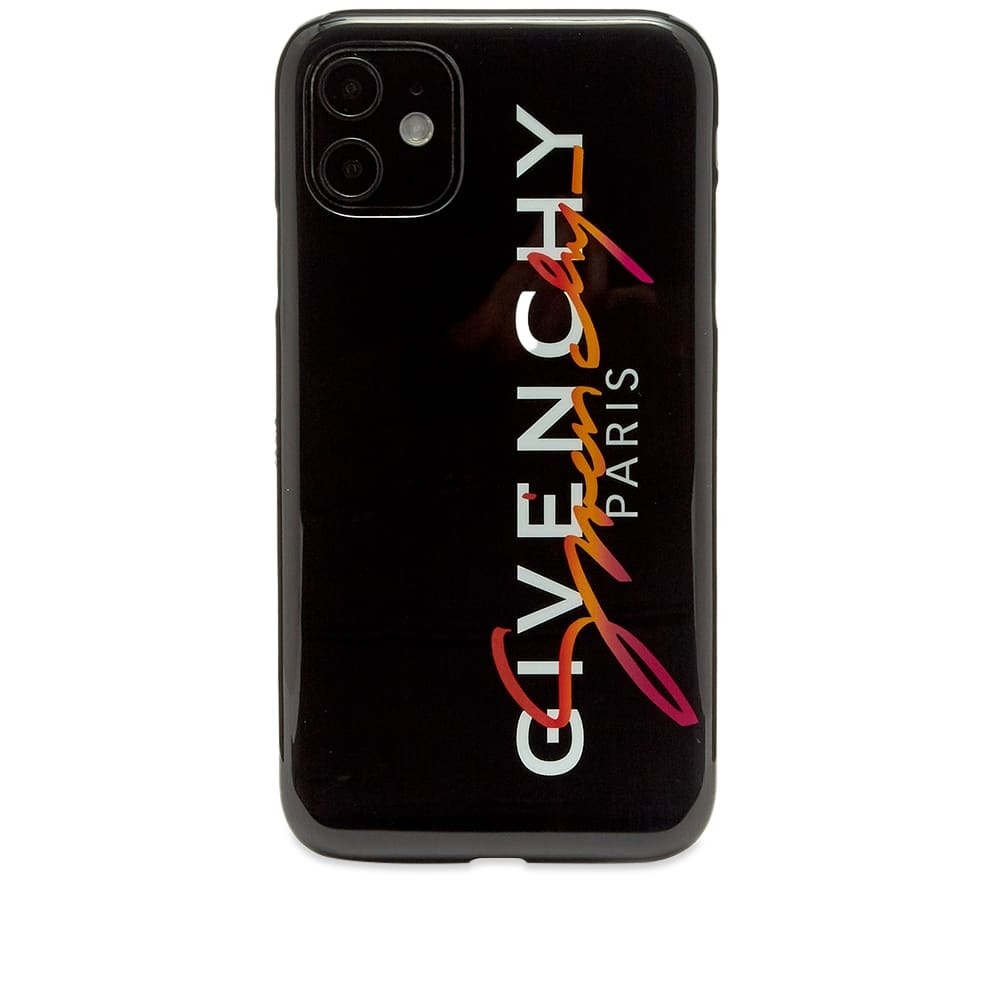 Photo: Givenchy Rainbow Signature Logo iPhone X Case
