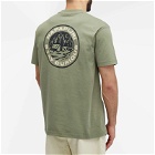 Napapijri Men's Outdoor Utility T-Shirt in Green Lichen
