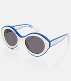 JW Anderson Bumper rounded sunglasses