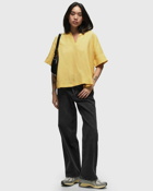 Closed Short Sleeve Tunic Yellow - Womens - Shortsleeves