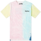 KAVU Men's Klear Above Etch Art T-Shirt in Far Out Tie Die