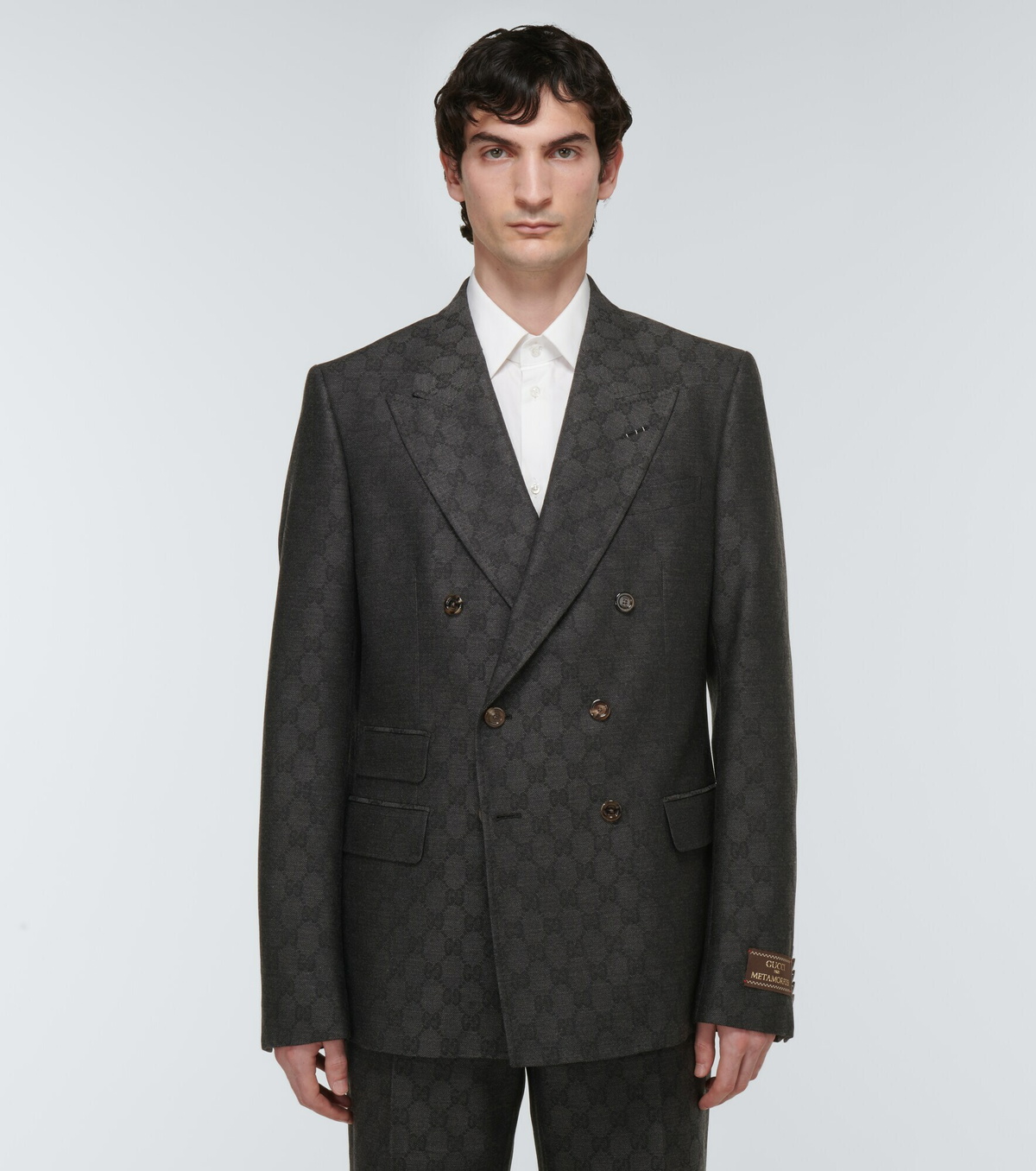 スーツ（メンズ） Gucci Gg Wool Jacquard Suit 814907_Z7AFV_2038_003_100_0000