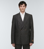 Gucci - GG jacquard wool suit
