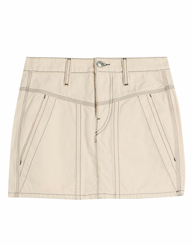 Photo: Marant Étoile Womens Mini skirt Cream