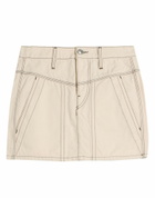 Marant Étoile Womens Mini skirt Cream