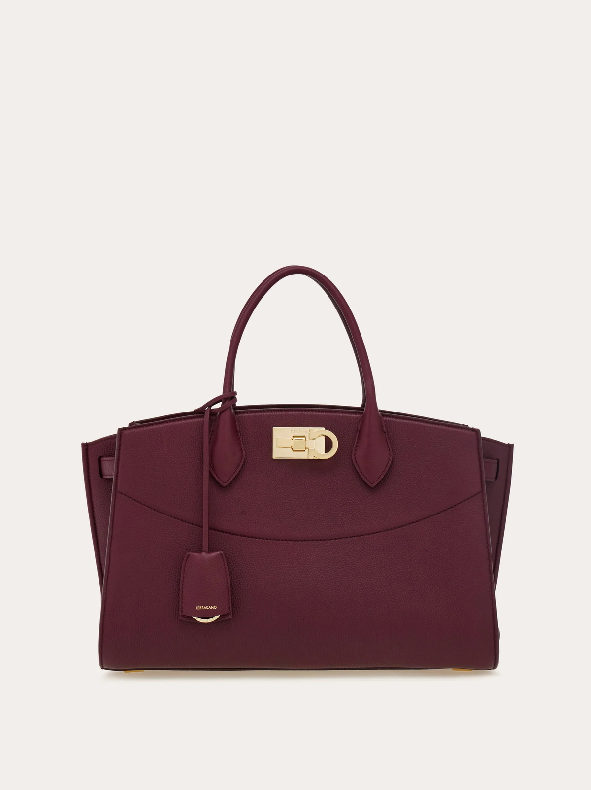 Ferragamo Womens New Ferragamo Studio Soft bag (L) in Violet