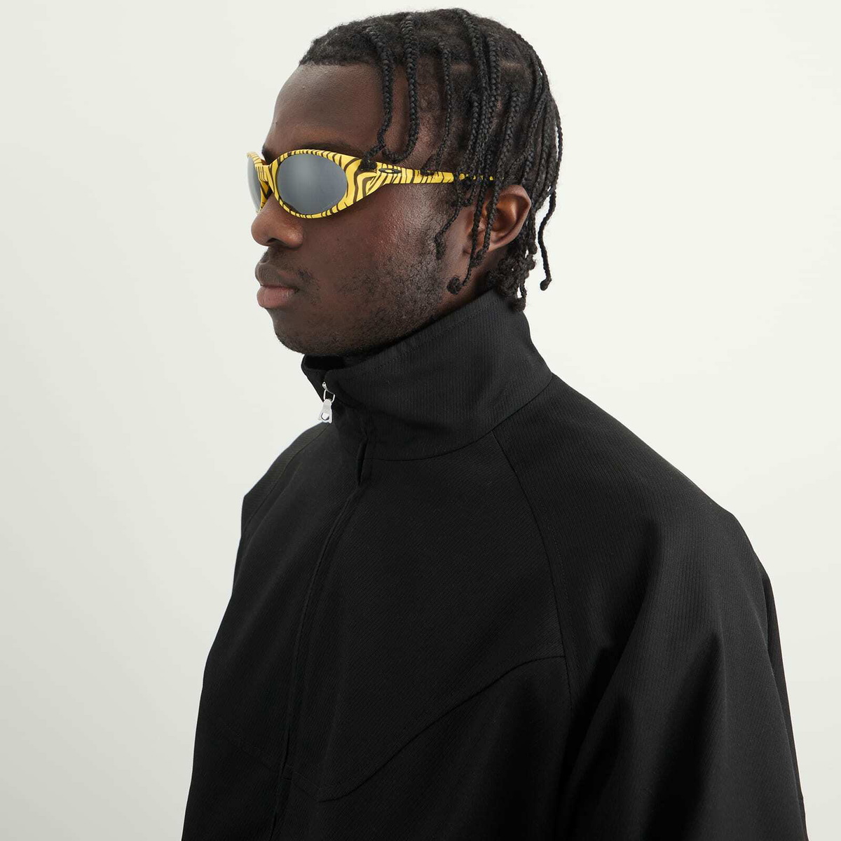 Oakley Eye Jacket Redux Sunglasses in Yellow Benga/Prizm Black 