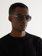 Dior Eyewear - DiorBlackSuit AU Aviator-Style Tortoiseshell Acetate and Gold-Tone Sunglasses