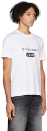 Givenchy White Slim-Fit Print T-Shirt