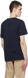 Maison Kitsuné Navy Fox Head T-Shirt