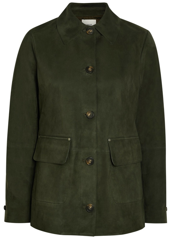 Photo: Vince Suede Jacket Green