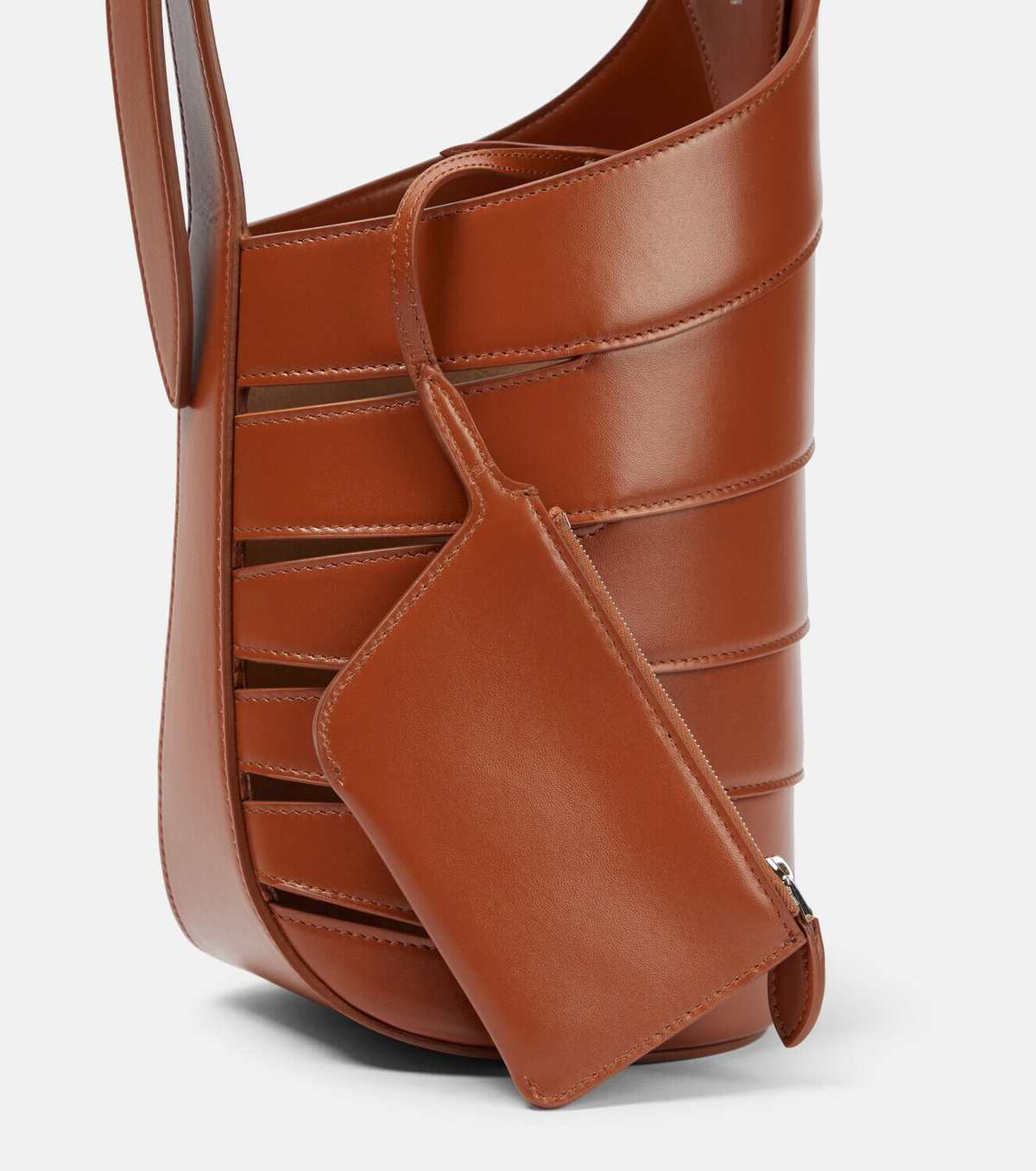 Alaïa Babel Small leather shoulder bag ALAÏA