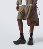Balenciaga Le City Small suede messenger bag