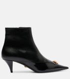 Versace La Medusa 55 leather ankle boots