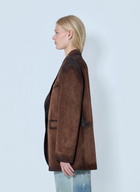 Acne Studios Distressed Suede Blazer