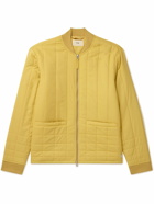Folk - Cave Quilted Cotton Bomber Jacket - Yellow