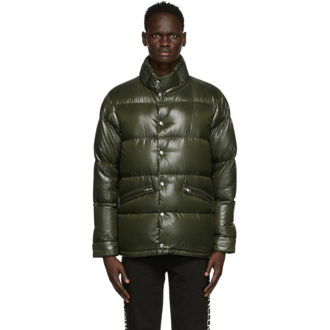 Photo: Moncler Green Down Rateau Jacket