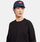 Human Made - Logo-Embroidered Cotton-Twill Baseball Cap - Blue