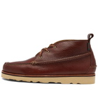 Bass Weejuns Men's Camp Moc III Ranger Boot in Tan Tumbled Leather