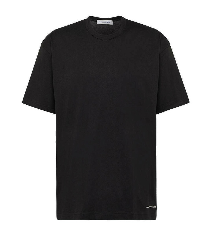 Photo: Comme des Garçons Shirt Logo cotton jersey T-shirt