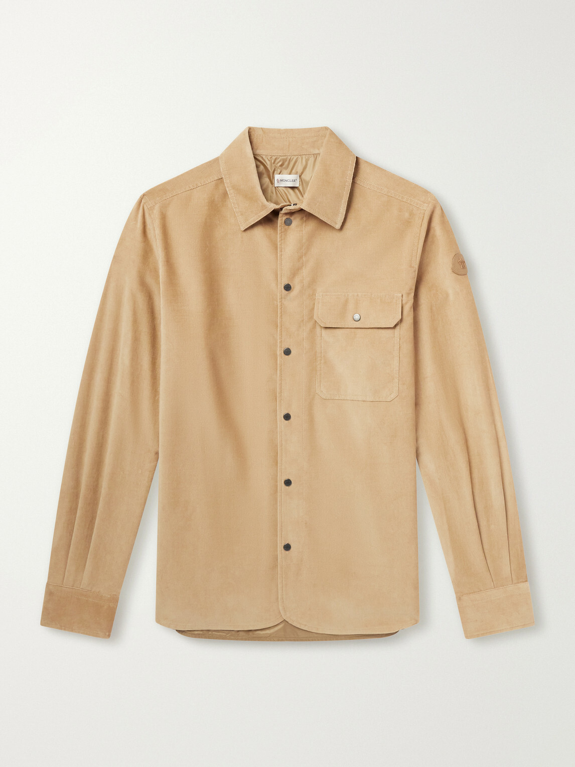 Moncler - Cotton-Corduroy Shirt - Neutrals