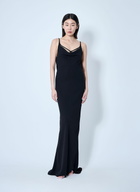 Mugler Crepe Maxi Dress